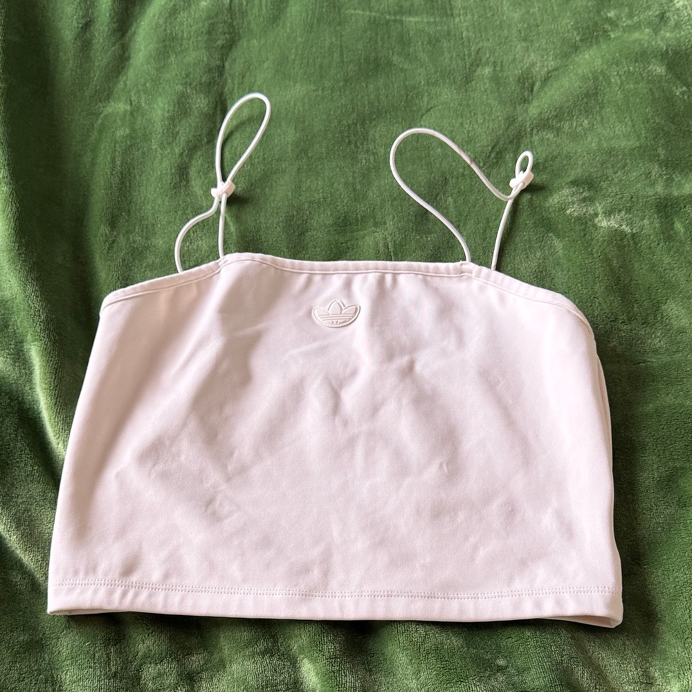 Adidas Light beige Spaghetti Strap Top excellent condition